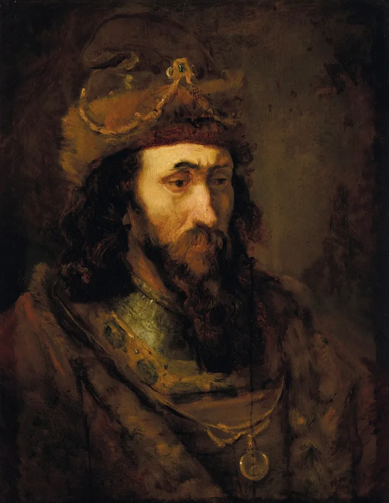 Head Of An Old Testament King