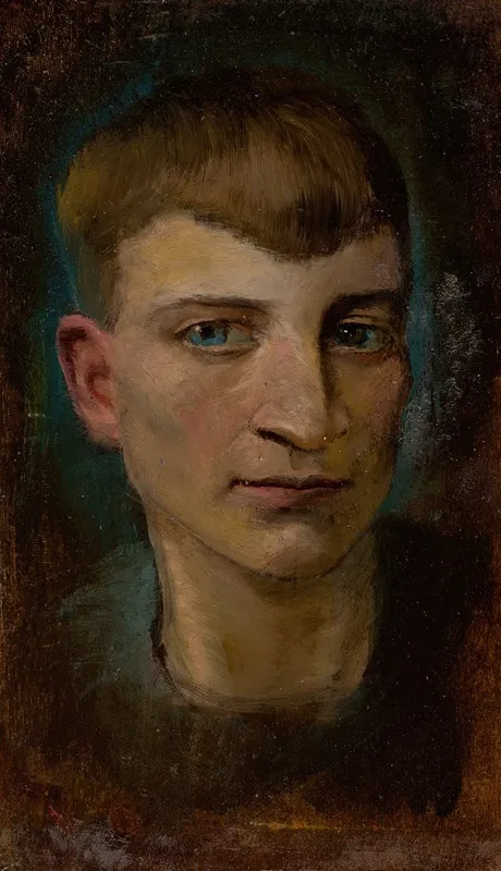 Head Of Emaciated Boy