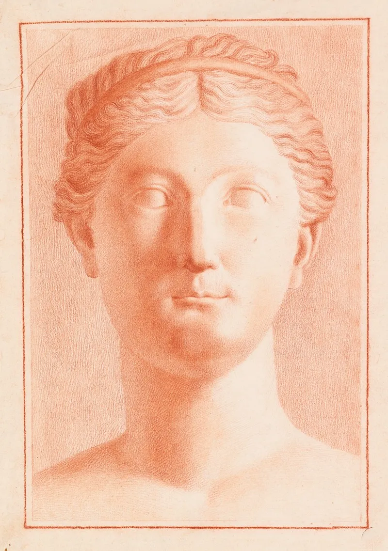 Head Of Empress Sabina Wall Art by Marie-Christine Vagliengo Campana - High-Resolution Digital Print