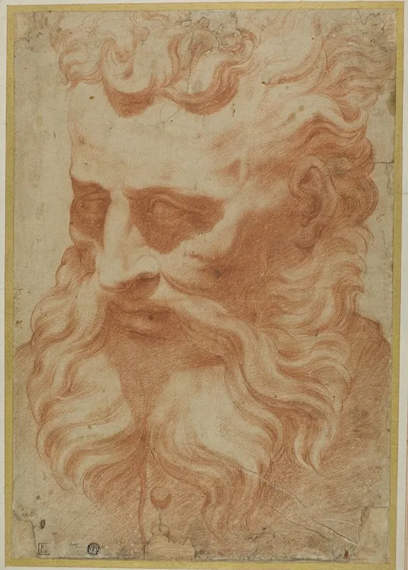 Head Of God The Father Wall Art by Daniele Ricciarelli - High-Resolution Digital Print