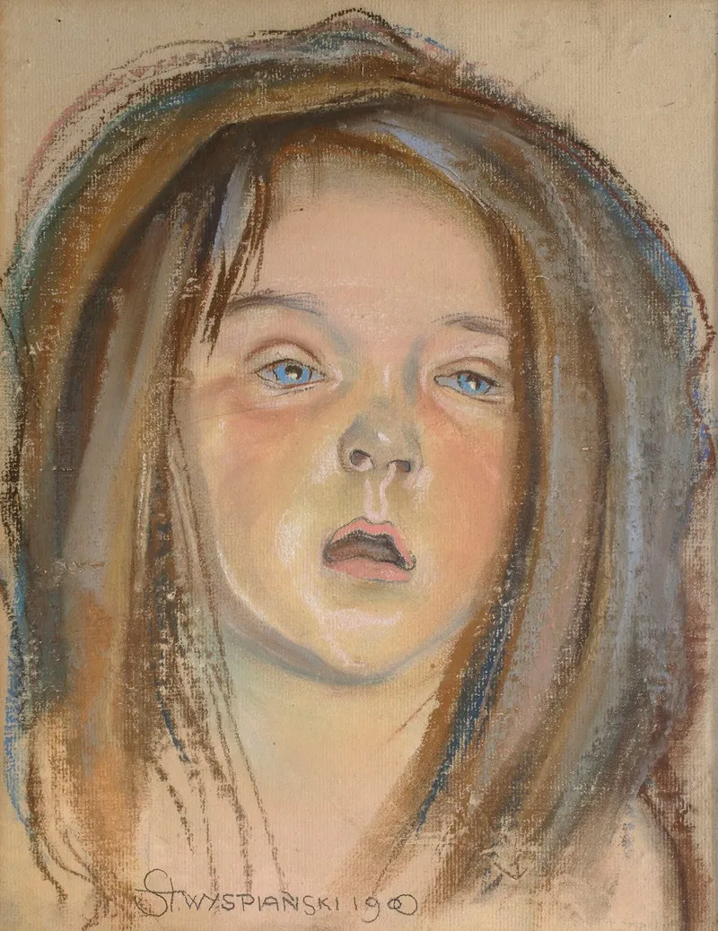 Head Of Helenka The Artists Daughter