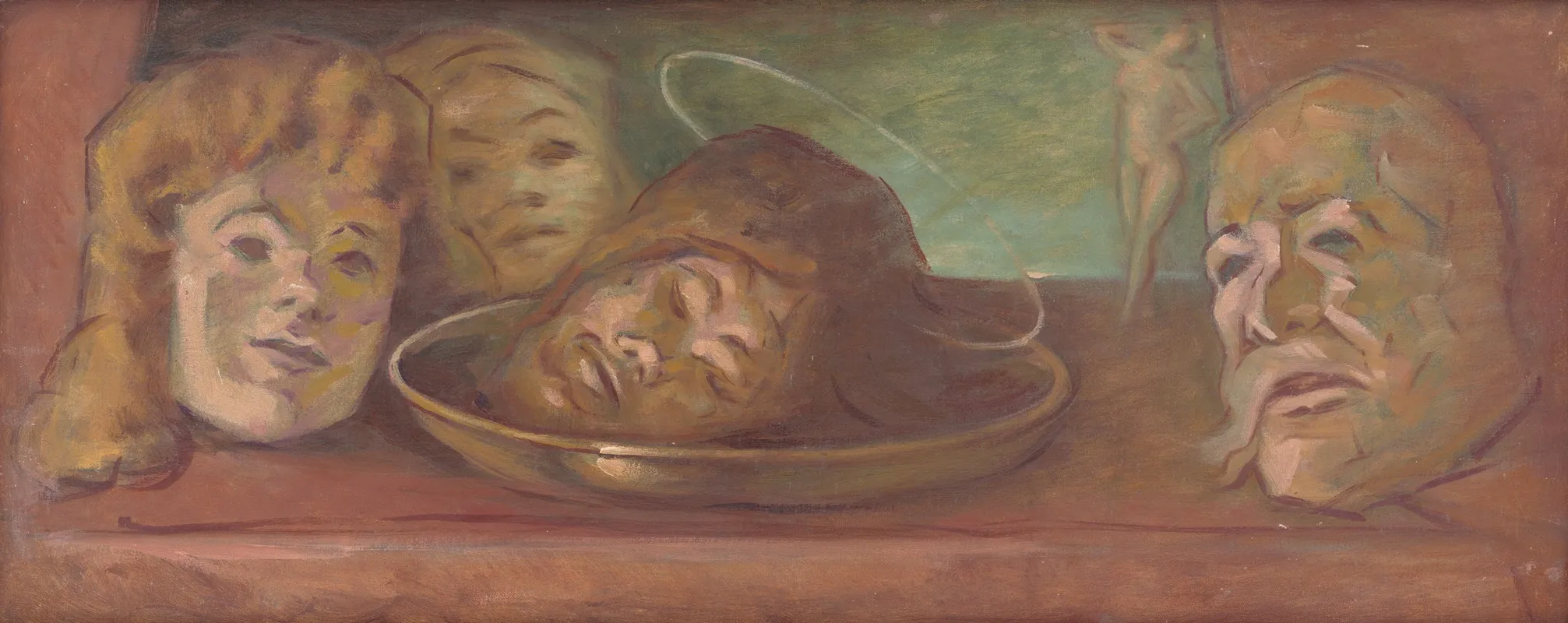 Head Of John The Baptist Salome Wall Art by Milan Thomka Mitrovský - High-Resolution Digital Print