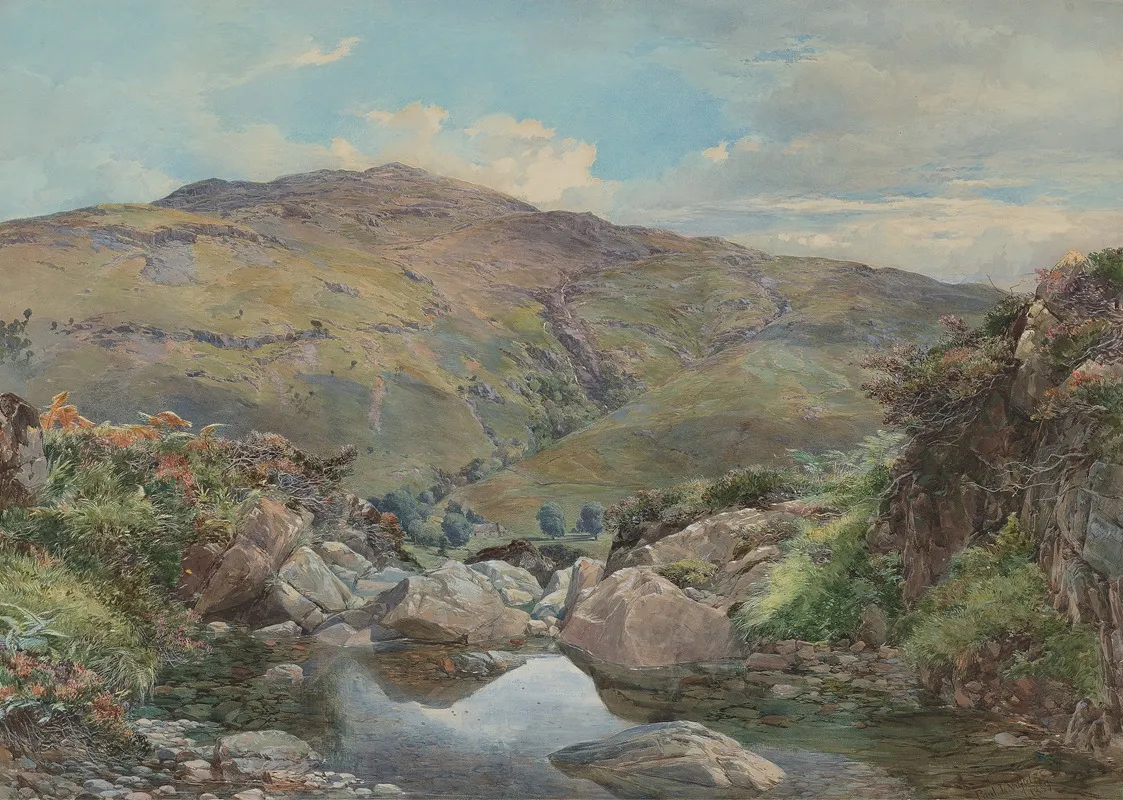 Head Of Loch Lomond With Ben Lomond In The Distance Wall Art by Paul Jacob Naftel - High-Resolution Digital Print