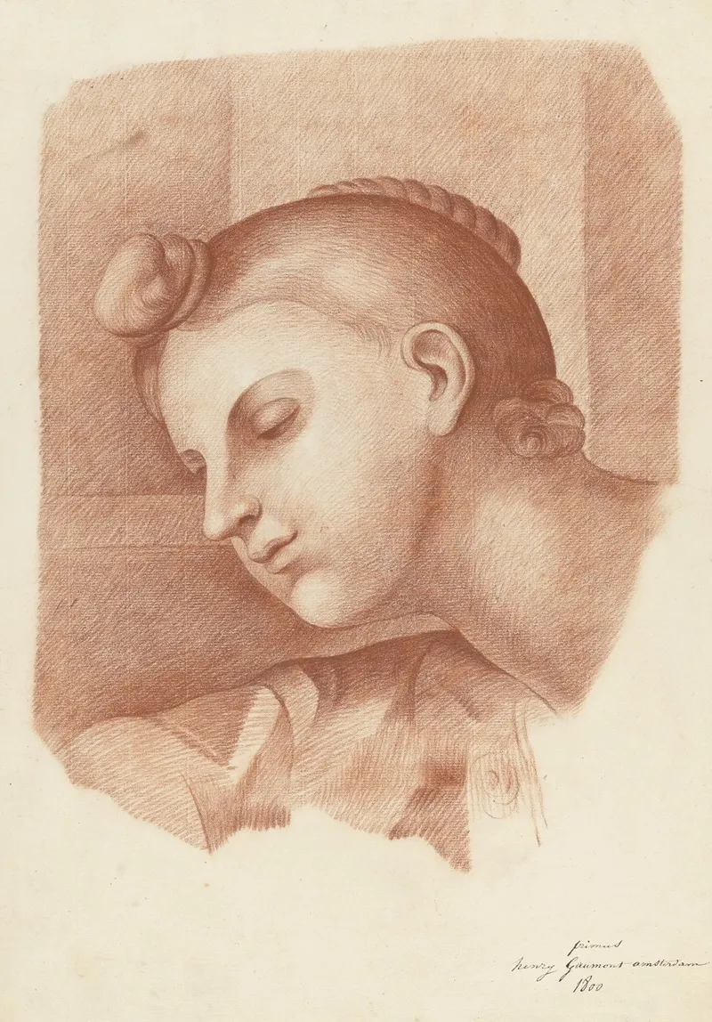 Head Of Saint Cecilia Wall Art by Henry Gaumont - High-Resolution Digital Print