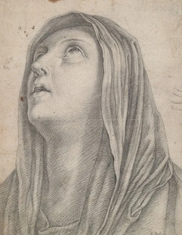 Head Of The Virgin Mary Wall Art by Carlo Dolci - High-Resolution Digital Print