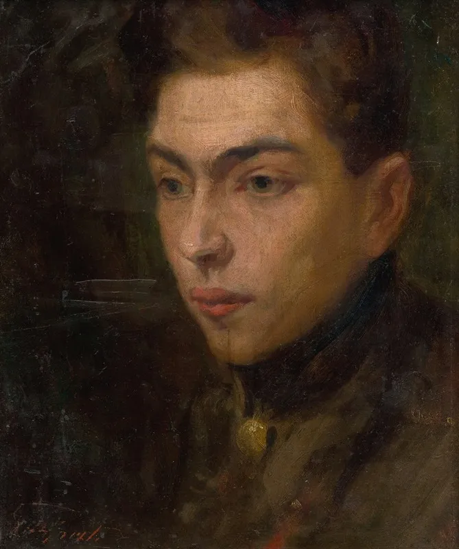 Head Study Of A Young Man