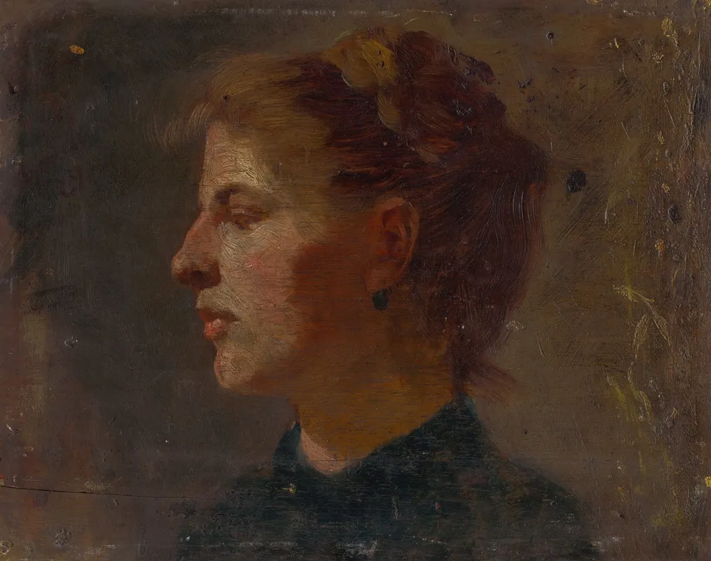 Head Study Of A Younger Woman