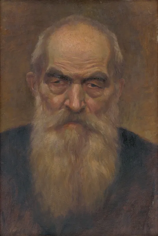 Head Study Of An Old Man With A Beard