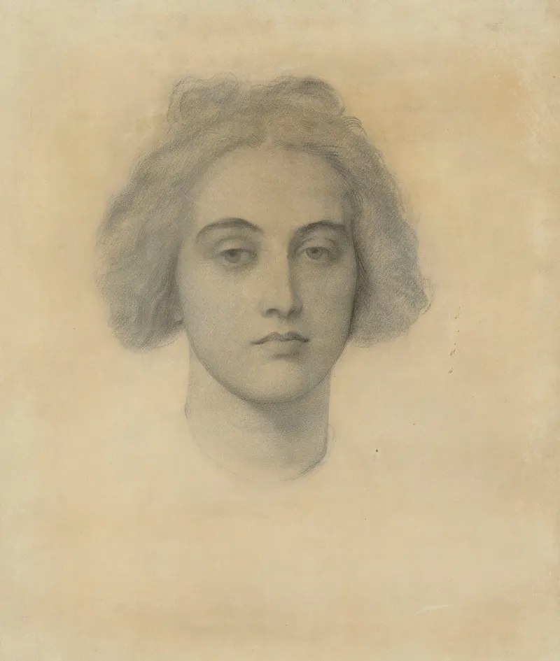 Head Study Of Virginia Pattle For Diana And Apollo