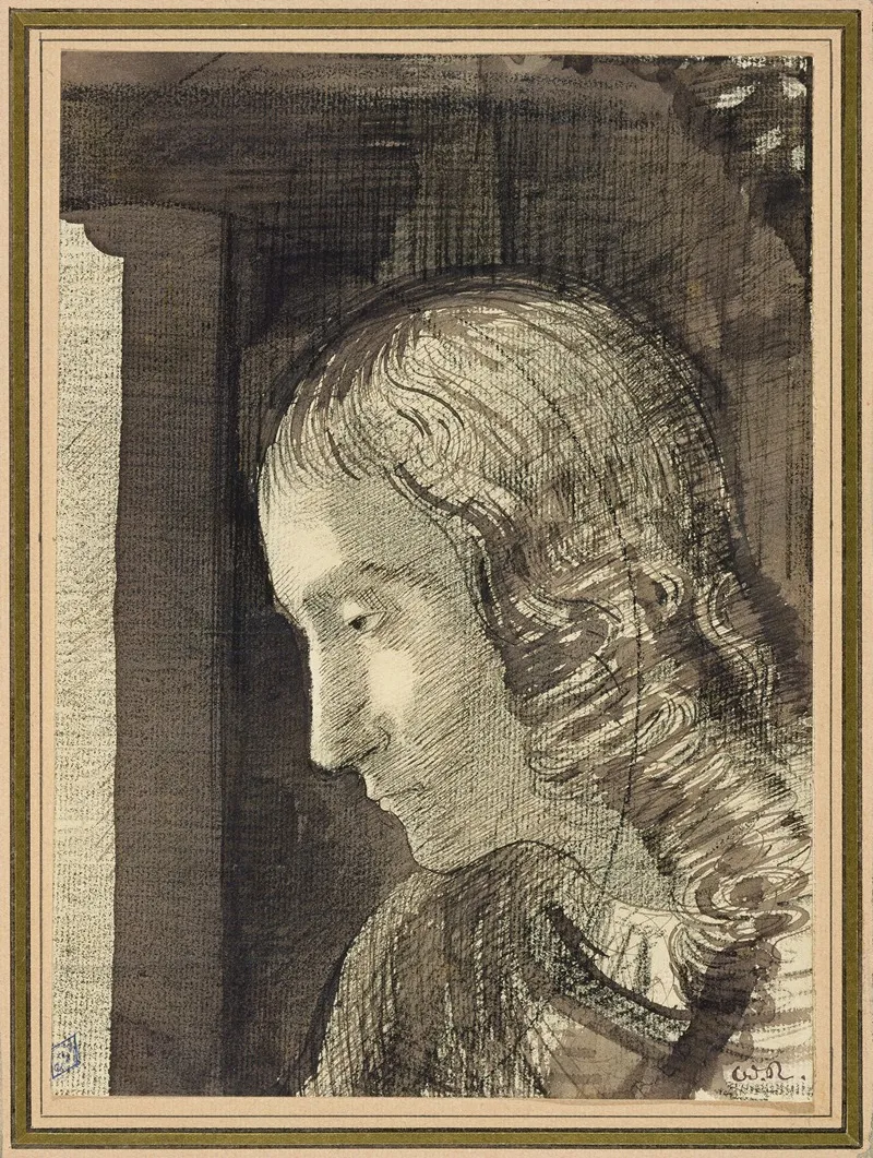 Head To The Left Wall Art by Odilon Redon - High-Resolution Digital Print
