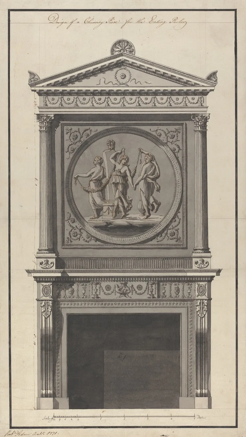 Headfort House Ireland Elevation Of The Eating Parlor