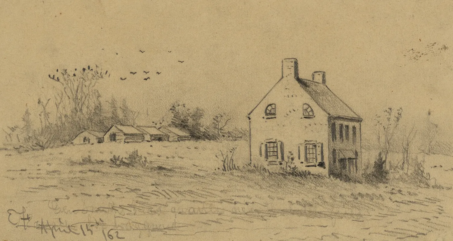 Headquarters Of Gen Smith Near Manassas