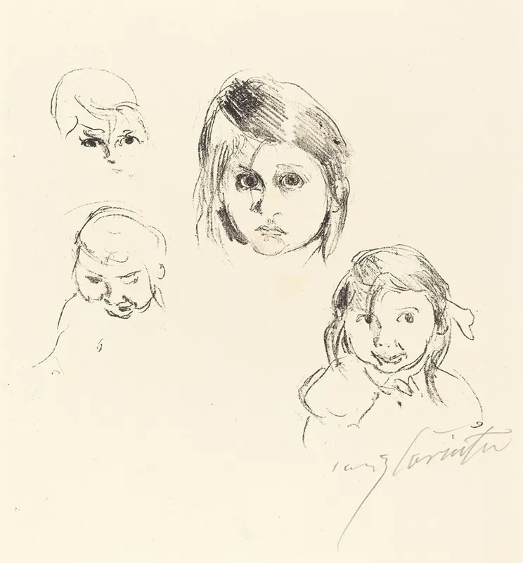 Heads Of Children Kinderkopfe
