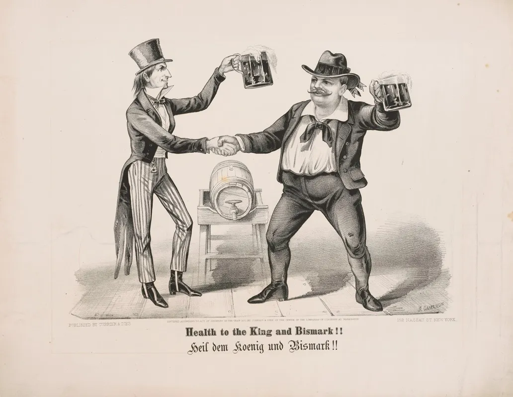 Health To The King And Bismark Heil Dem Koenig Und Bismark Wall Art by John Cameron - High-Resolution Digital Print