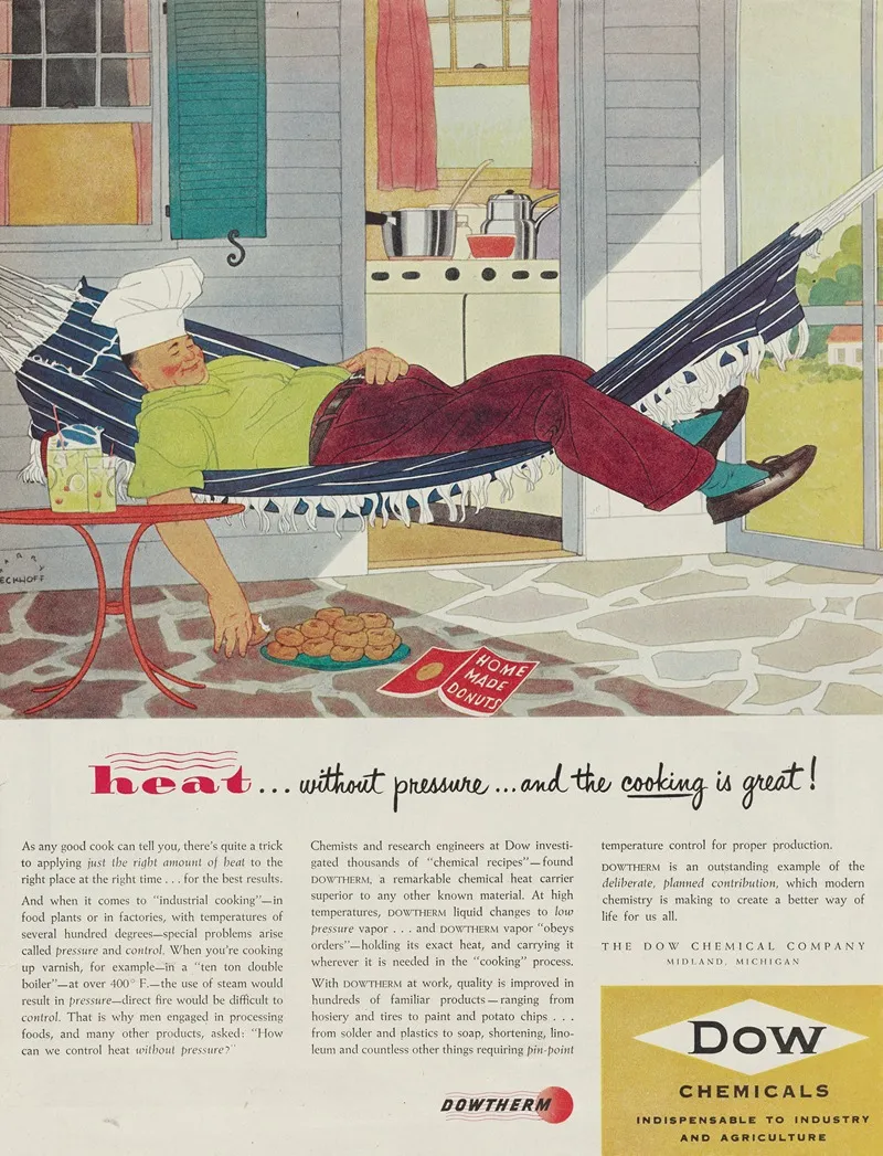 Heat Without Pressure And The Cooking Is Great Advertisement For Dowtherm