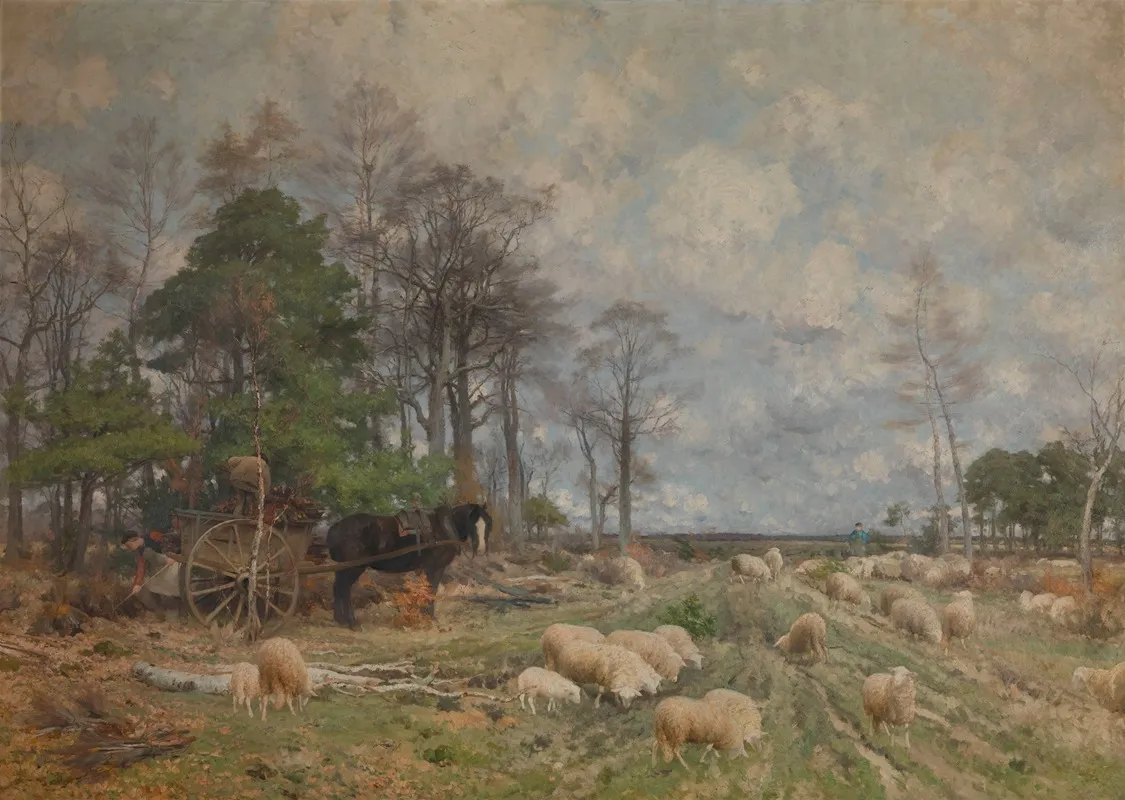 Heathland In Spring Wall Art by Florent Crabeels - High-Resolution Digital Print