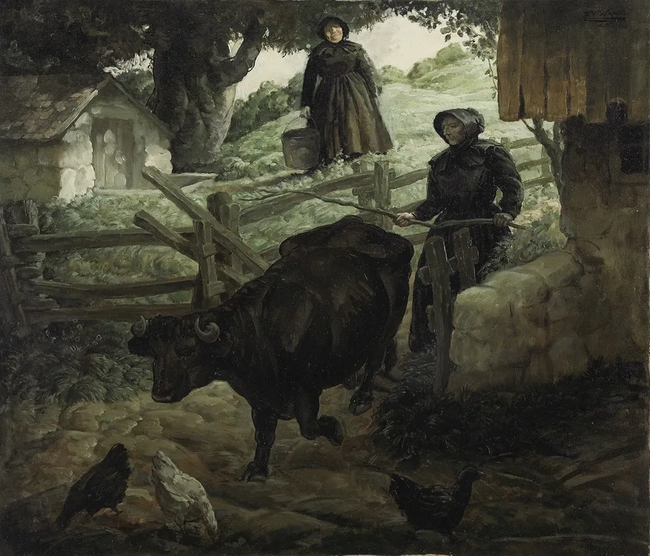 Heaven Wall Art by Edmund Franklin Ward - High-Resolution Digital Print