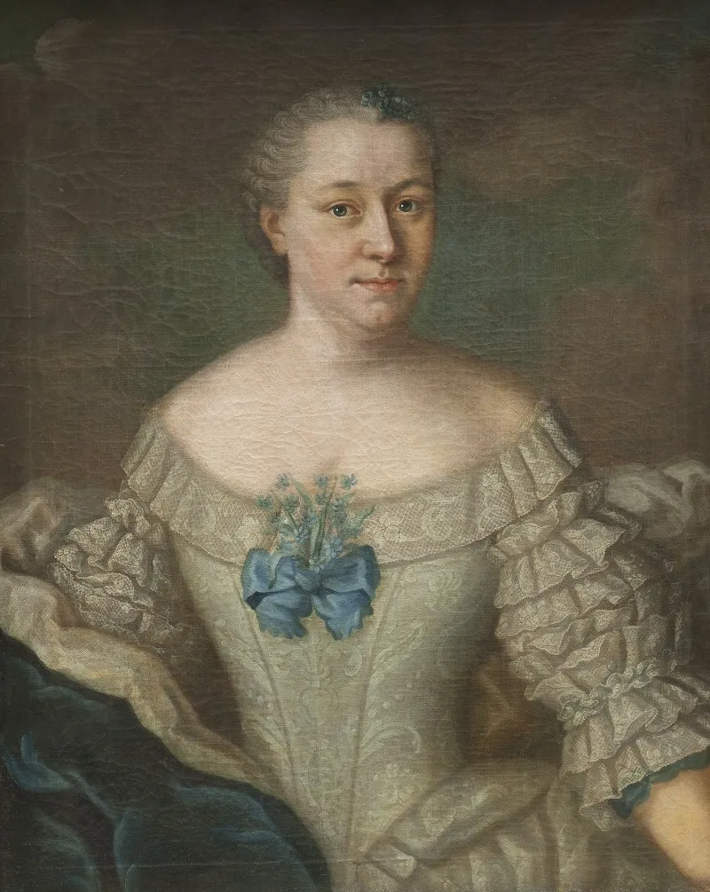 Hedvig Charlotta Nordenflycht 1718 1763 Wall Art by Johan Stålbom - High-Resolution Digital Print