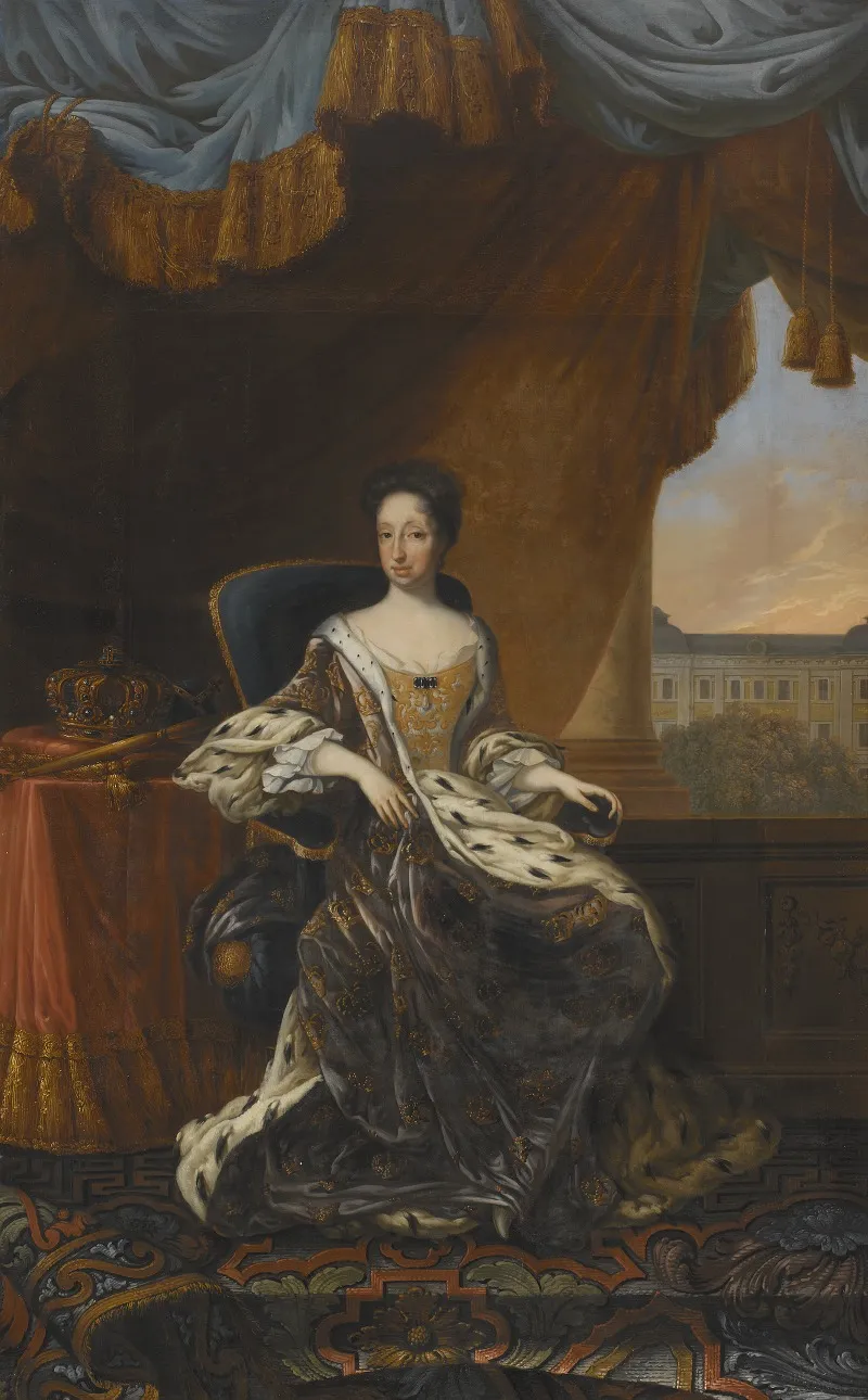 Hedvig Eleonora 1636 1715 Queen Of Sweden Wall Art by David von Krafft - High-Resolution Digital Print
