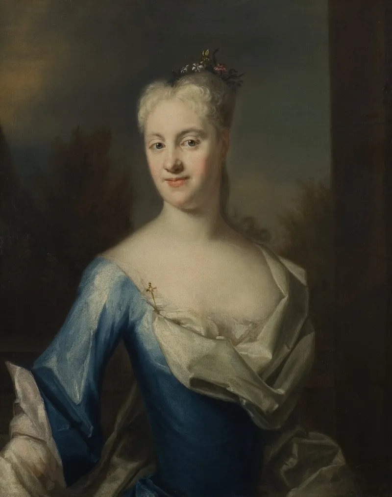 Hedvig Elisabet Paulin 1716 1806 Wall Art by Johan Henrik Scheffel - High-Resolution Digital Print