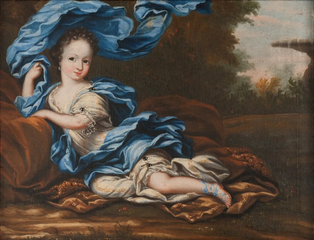 Hedvig Sophia Of Sweden 1681 1708 Swedish Princess And A Duchess Consort Of Holstein Gottorp Wall Art by Anna Maria Ehrenstrahl - High-Resolution Digital Print