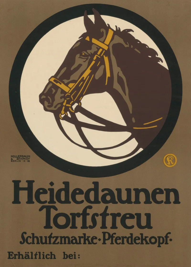 Heidedaunen Torfstreu Wall Art by Julius Klinger - High-Resolution Digital Print