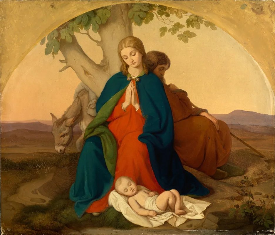 Heilige Familie Auf Der Flucht