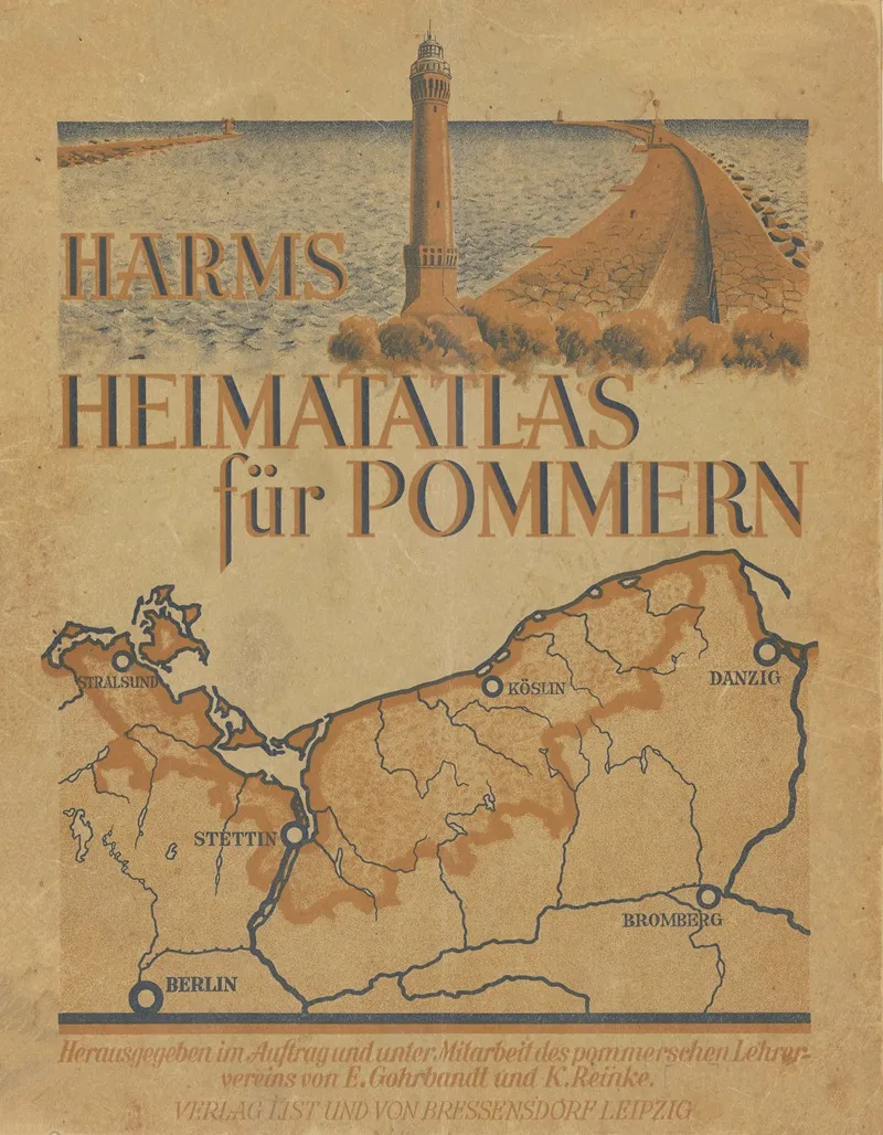 Heimatatlas Fur Pommern Cover Wall Art by Karl Reinke - High-Resolution Digital Print