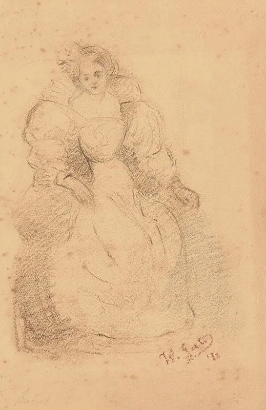 Helena Fourment After Peter Paul Rubens Wall Art by Willem Geets - High-Resolution Digital Print