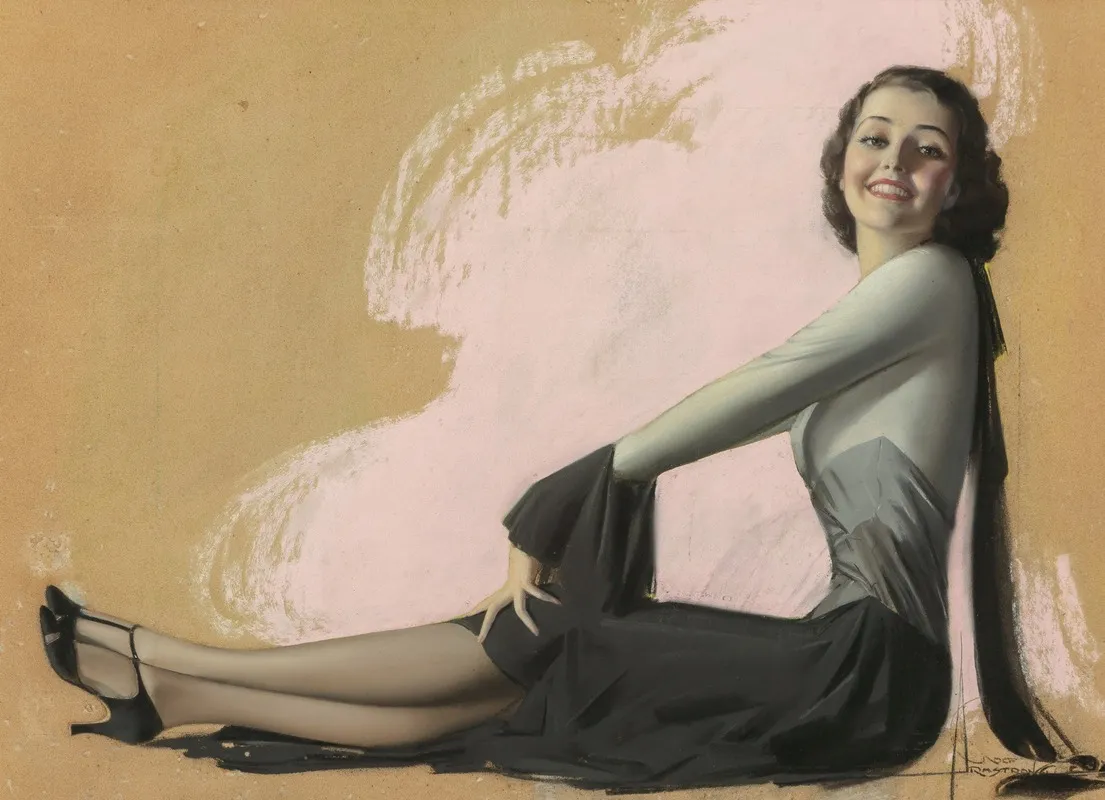 Hello Wall Art by Rolf Armstrong - High-Resolution Digital Print