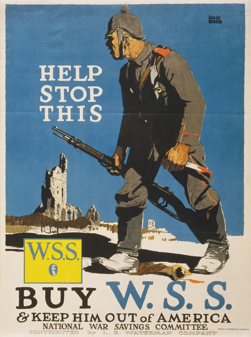 Help Stop This Wall Art by Adolph Treidler - High-Resolution Digital Print