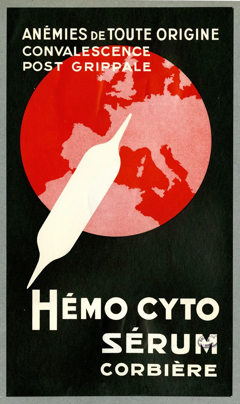 Hemo Cyto Serum Corbiere Wall Art by Laboratoires pharmaceutiques Corbière - High-Resolution Digital Print
