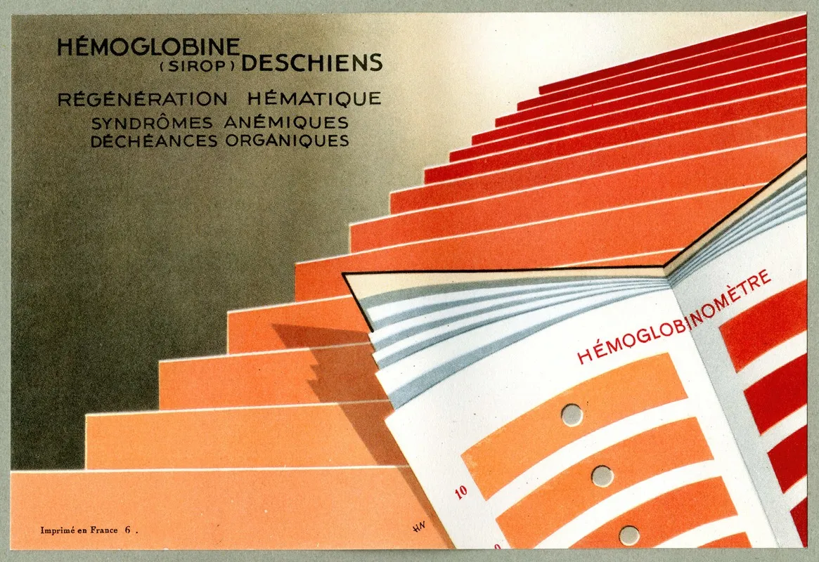 Hemoglobine Deschiens 2 Wall Art by Henri Neveu - High-Resolution Digital Print
