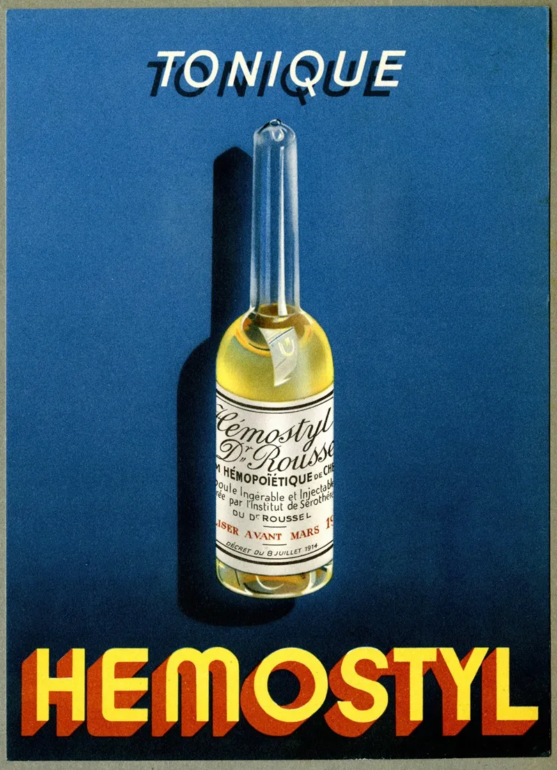 Hemostyl 2 Wall Art by Laboratoires du docteur Roussel - High-Resolution Digital Print