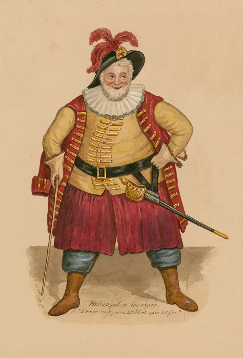 Henderson As Falstaff Wall Art by Victor Moblard - High-Resolution Digital Print