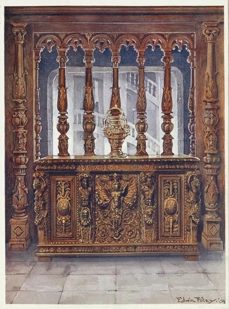 Henri Deux Carved Coffer Or Bahut Ca 1555 Wall Art by Edwin Foley - High-Resolution Digital Print