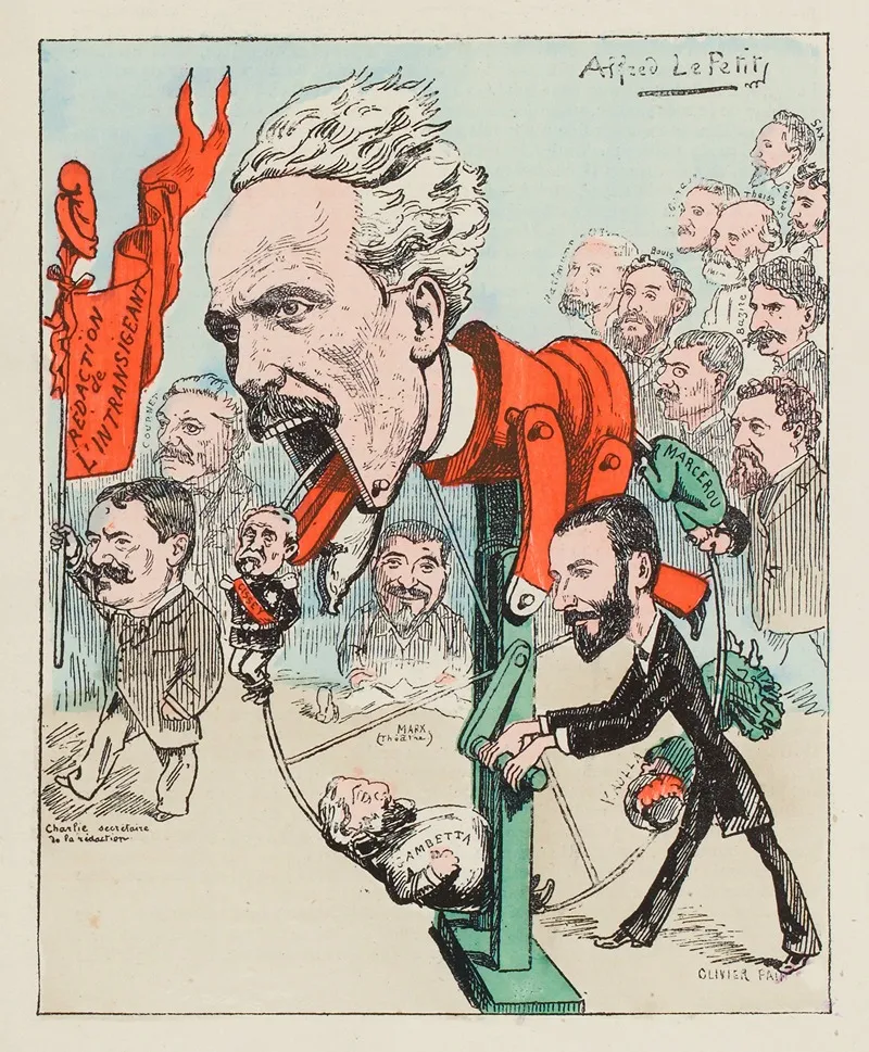 Henri Rochefort 3 Wall Art by Zut (Alfred Le Petit) - High-Resolution Digital Print