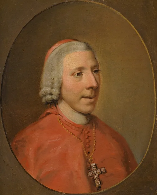 Henry Benedict Stuart Cardinal York 1725 1807 Wall Art by Hugh Douglas Hamilton - High-Resolution Digital Print