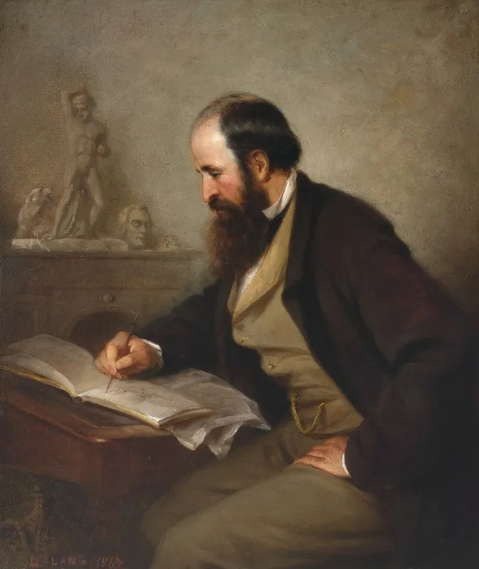 Henry Kirke Brown Wall Art by Louis Lang - High-Resolution Digital Print