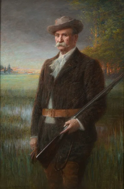 Henry Vasnier En Tenue De Chasse