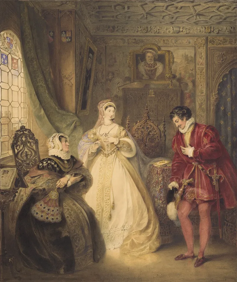 Henry Viii Act Ii Sc 3 Wall Art by James Stephanoff - High-Resolution Digital Print