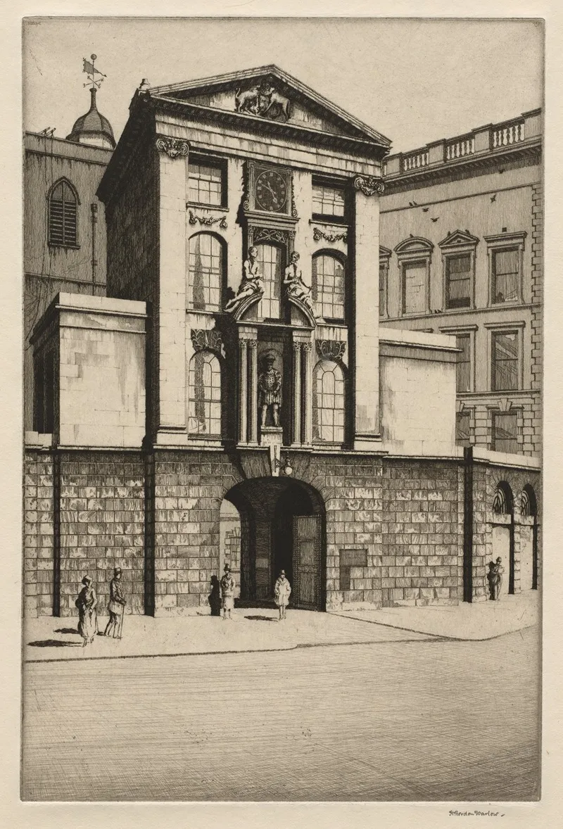 Henry Viii Gateway Wall Art by Herbert Gordon Warlow - High-Resolution Digital Print