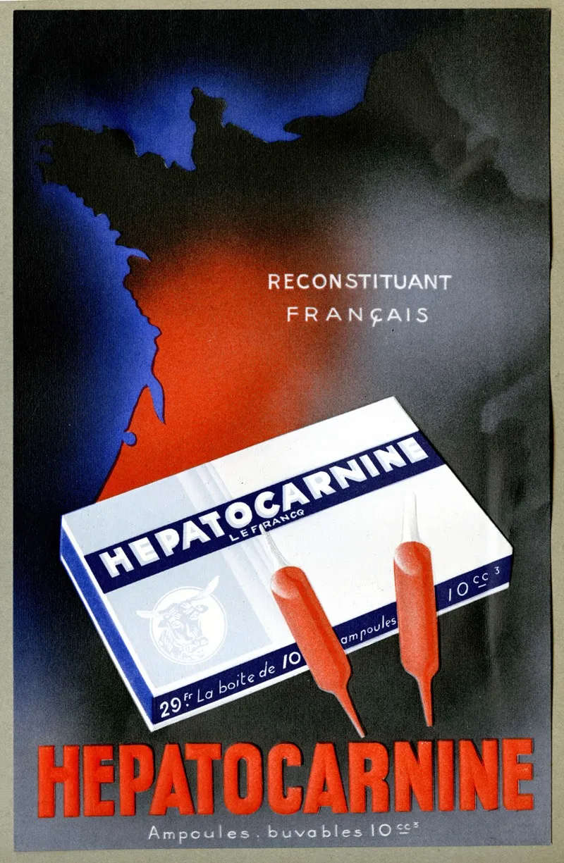 Hepatocarnine 2 Wall Art by Laboratoires de la Carnine Lefrancq - High-Resolution Digital Print