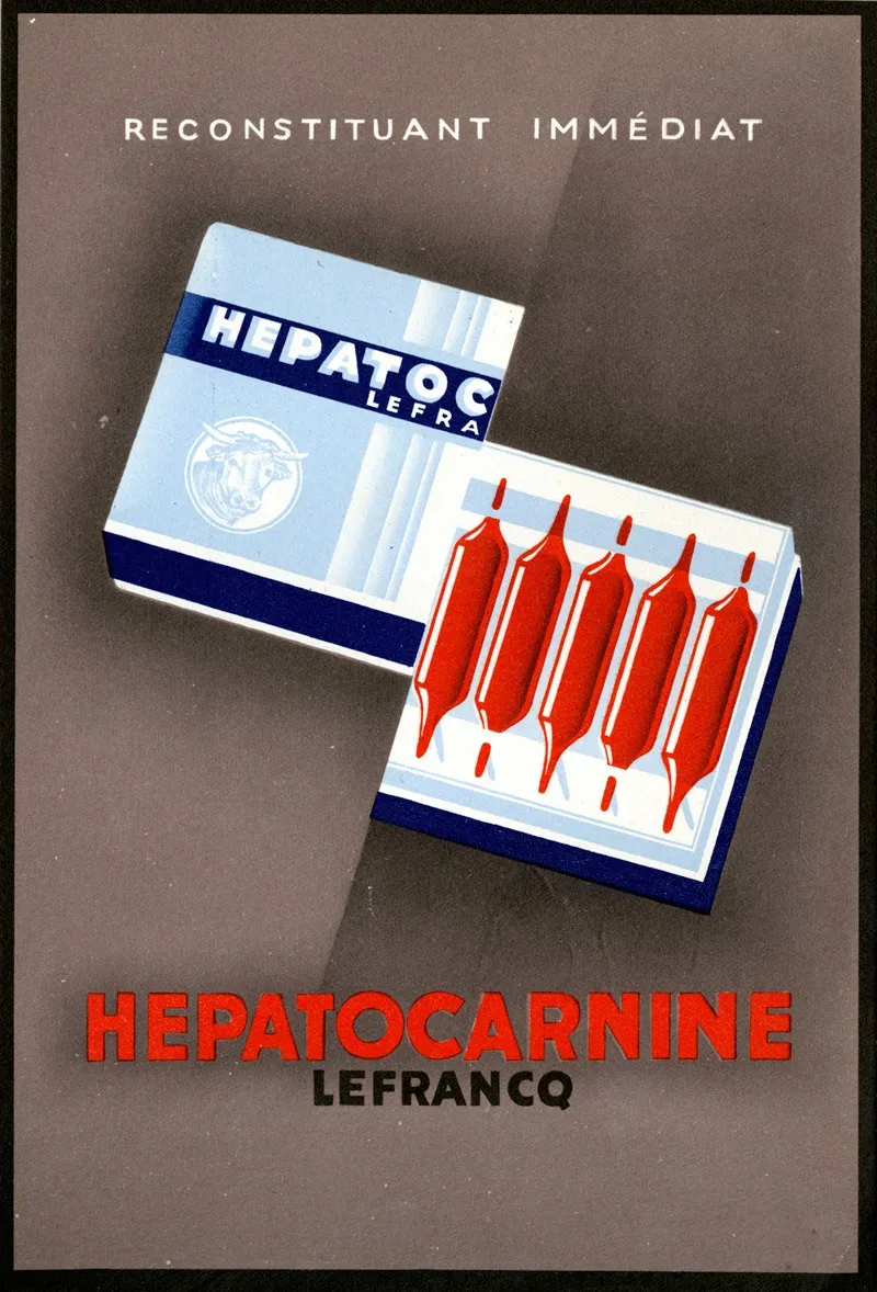 Hepatocarnine Wall Art by Laboratoires de la Carnine Lefrancq - High-Resolution Digital Print
