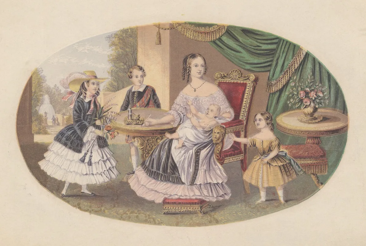 Her Majesty Queen Victoria Family Wall Art by Bradshaw &amp; Blacklock - High-Resolution Digital Print