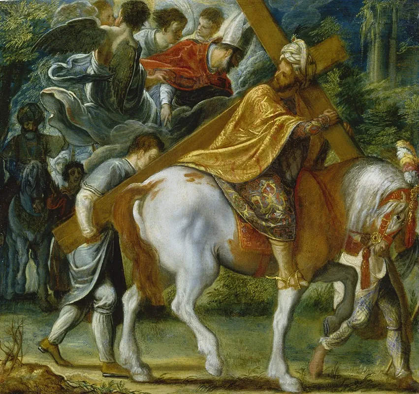 Heraclius On Horseback With The Cross
