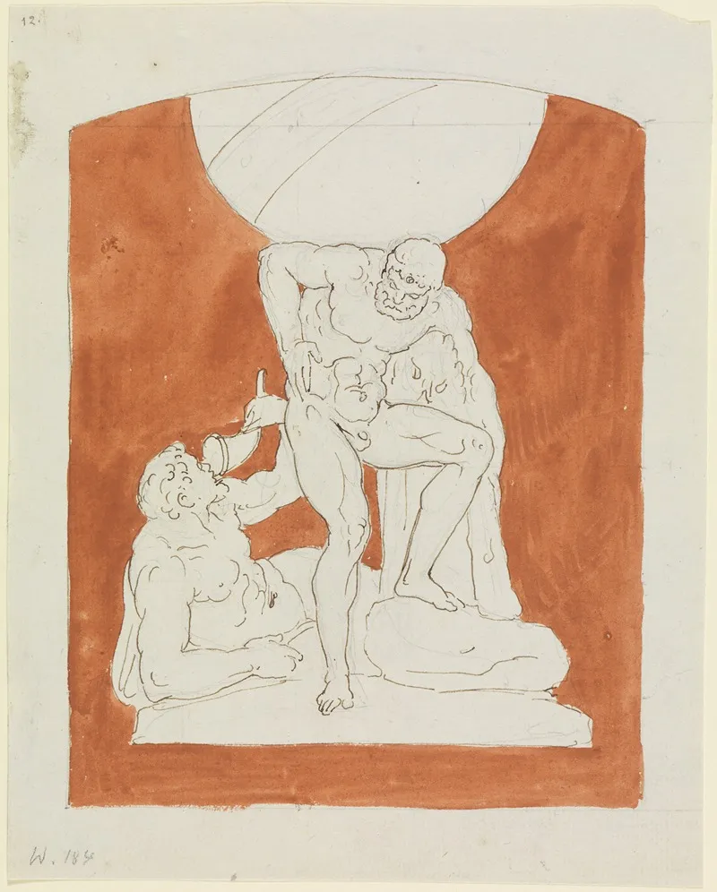 Herakles Das Himmelsgewolbe Tragend