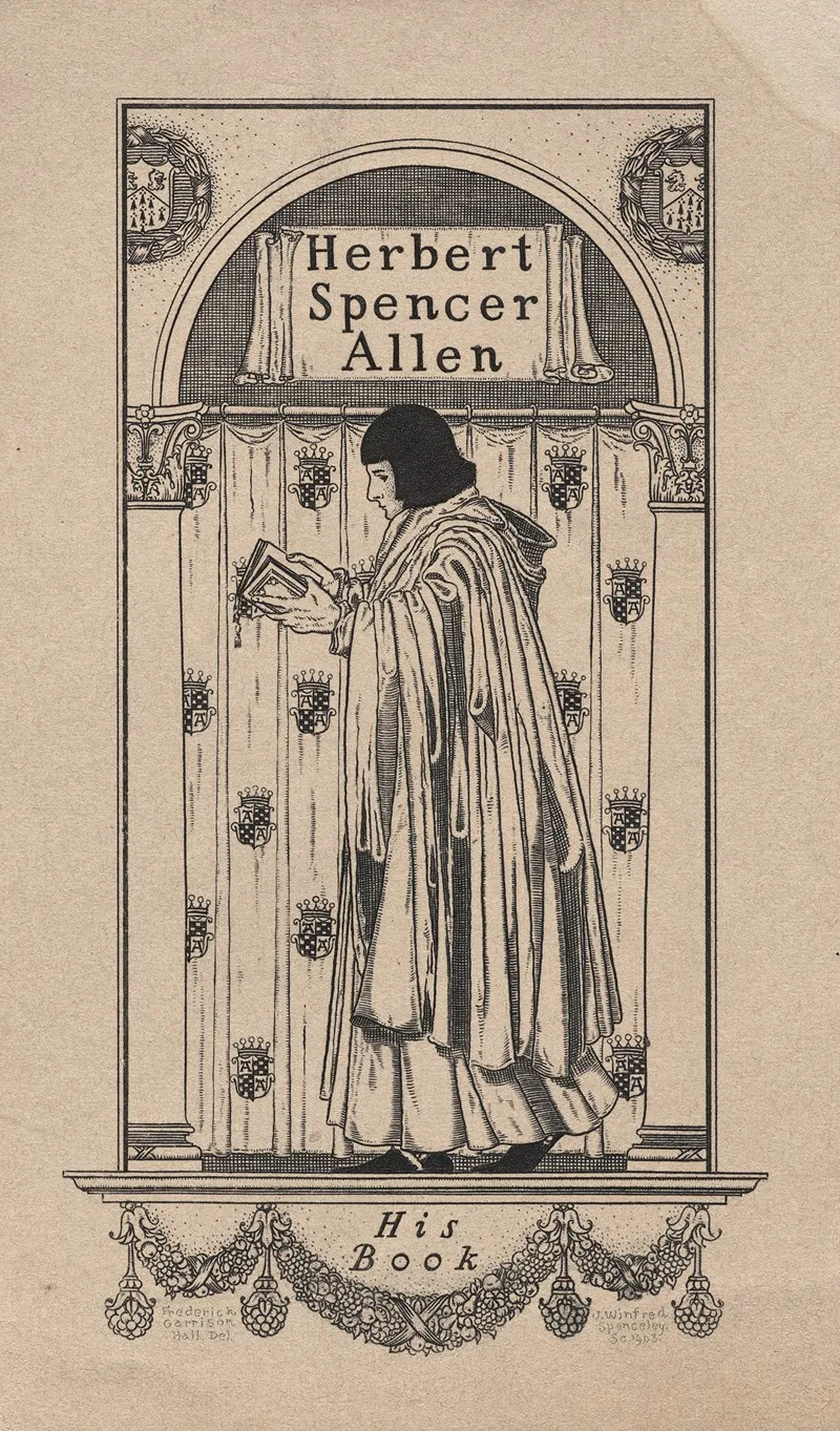 Herbert Spencer Allen His Book Inscribed 2