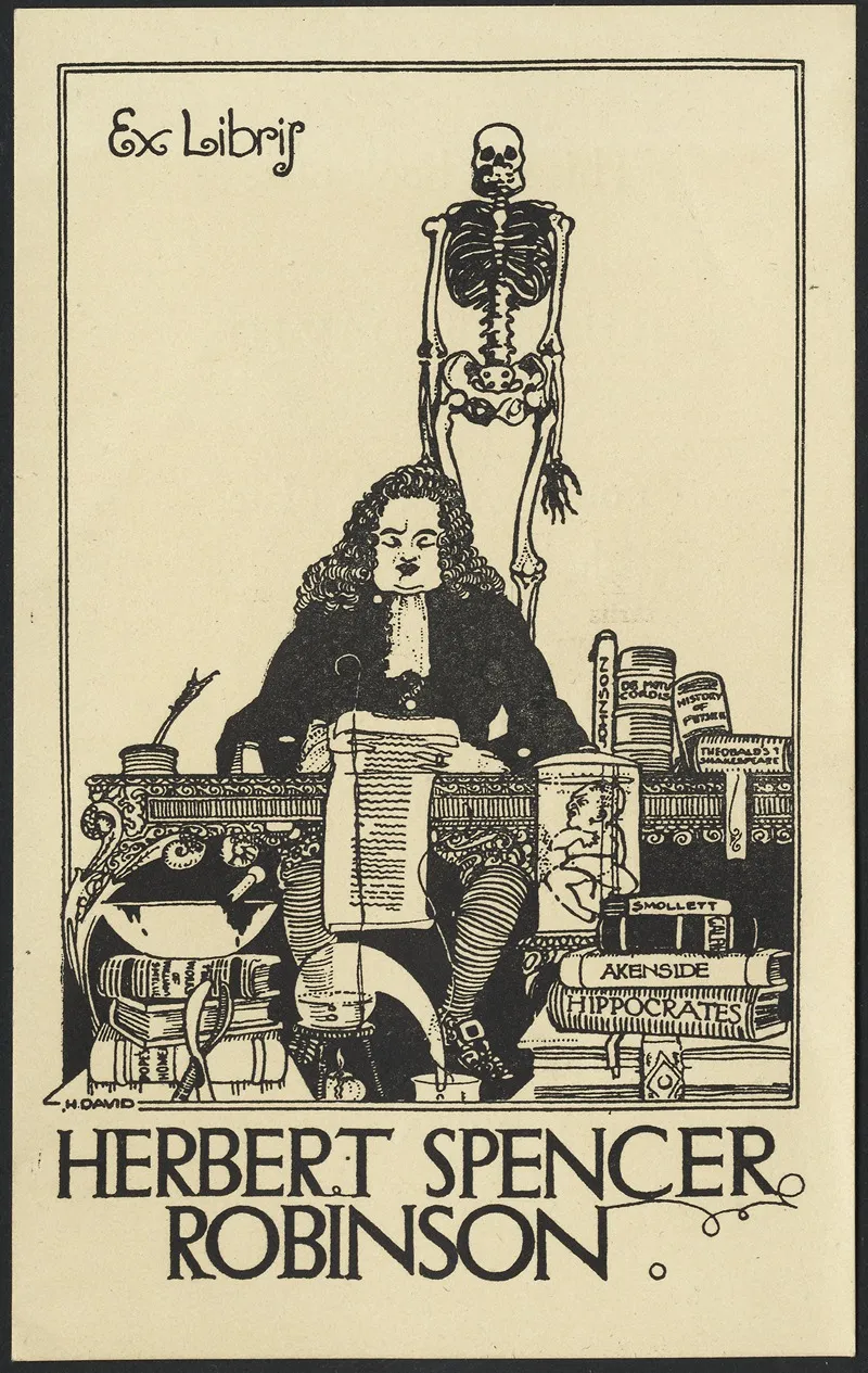 Herbert Spencer Robinson Wall Art by H. David - High-Resolution Digital Print