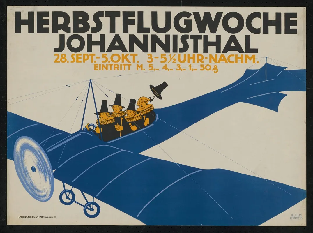 Herbstflugwoche Johannisthal Wall Art by Julius Klinger - High-Resolution Digital Print